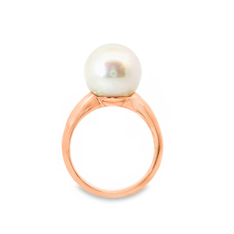 9ct Rose Gold Freshwater Pearl Ring 11-12mm