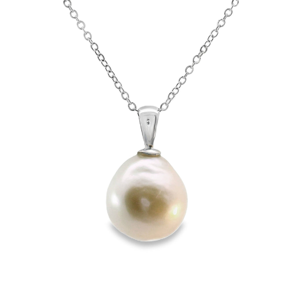 Sterling Silver Baroque Freshwater Pearl Pendant