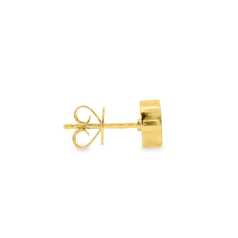 9ct Yellow Gold Opal Doublet Studs