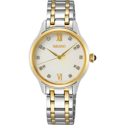 Seiko Ladies Diamond Dress Watch SRZ540P