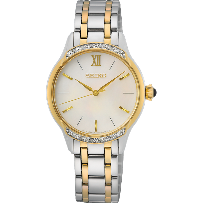 Seiko Ladies Diamond Dress Watch SRZ544P