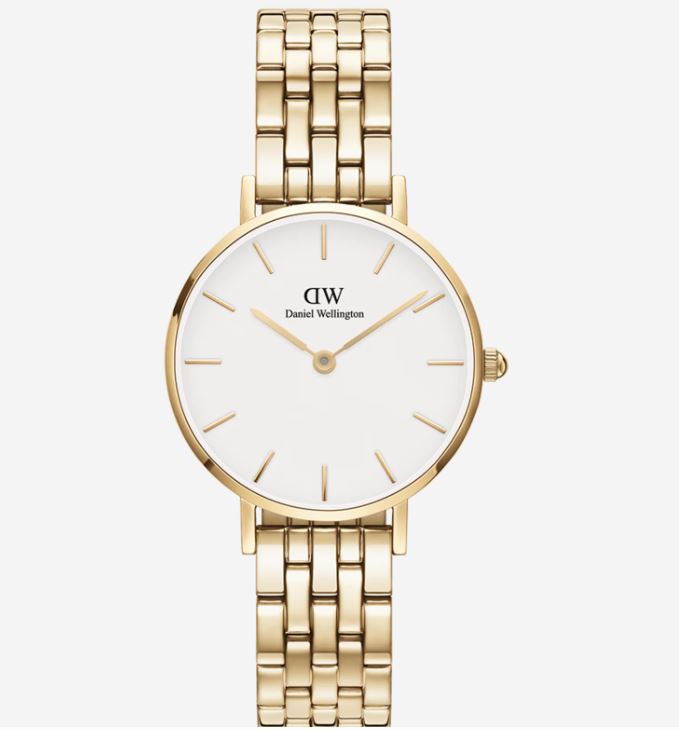 Daniel Wellington Petite 5-Link Evergold 28mm