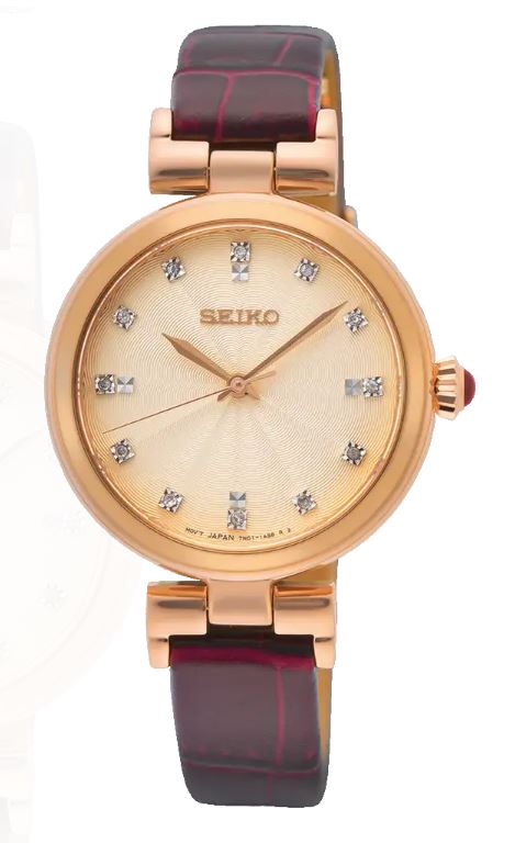 Seiko Ladies Diamond Set Watch SRZ548P