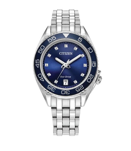 Citizen Ladies Eco Drive Diamond Set Watch FE6160-57L