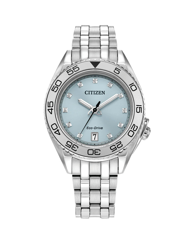Citizen Ladies Eco Drive Diamond Set Watch FE6161-54L