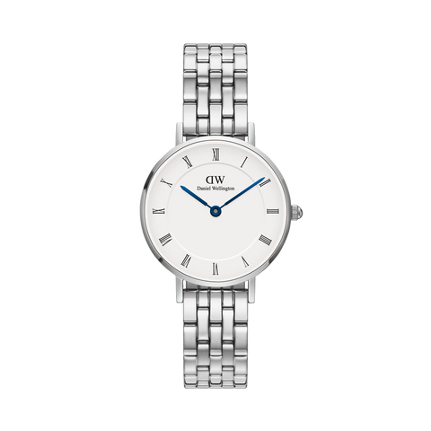 Daniel Wellington Petite Roman Numerals 5-Link Silver 28mm