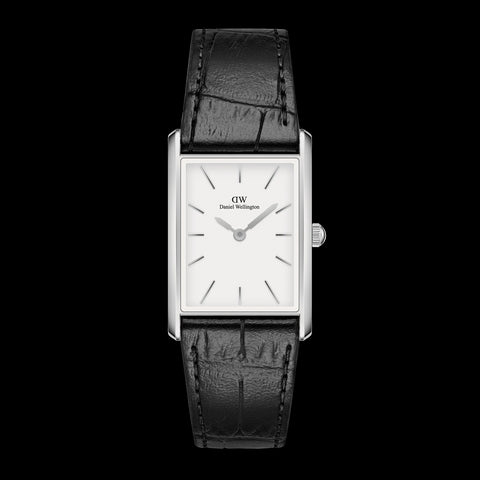 Daniel Wellington Bound Black Crocodile Silver