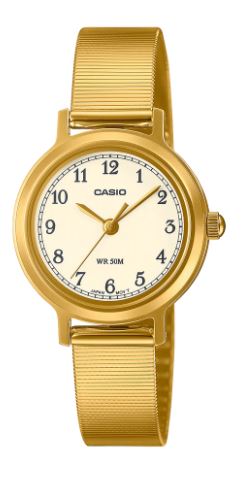 Casio Analogue Retro Bracelet Watch Gold LTPB170G-9B