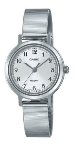 Casio Analogue Retro Bracelet Watch Silver LTPB170D-7B