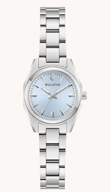 Bulova Surveyor Ladies Watch Silver 96L345
