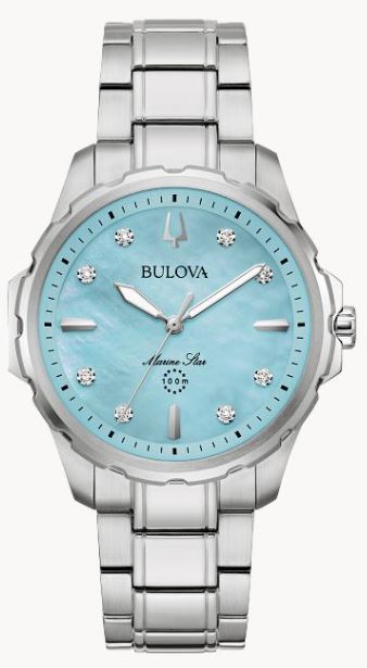 Bulova Marine Star Diamond Watch 96P248
