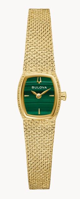 Bulova Goddess of Time Malachite Dial Watch 97L184