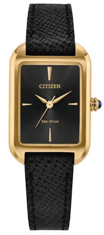 Citizen Eco-Drive Ladies Watch Black EM1192-01E