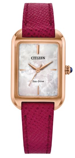 Citizen Eco-Drive Ladies Watch Pink EM1193-08D