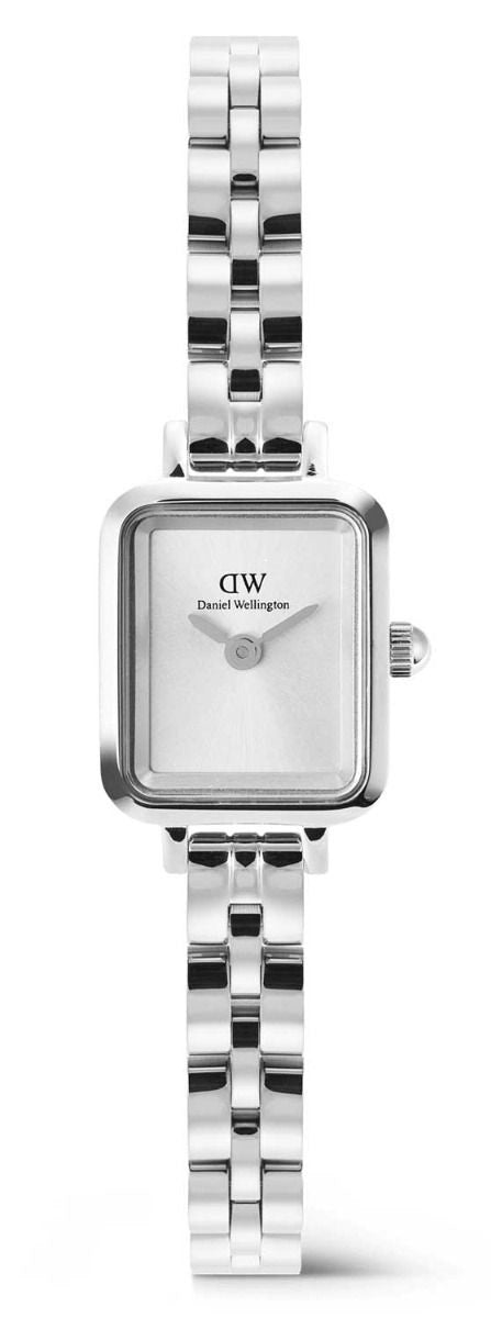 Daniel Wellington Quadro Mini Arch 3-link White Sunray Silver DW00100844