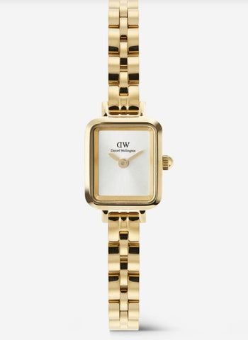 Daniel Wellington Quadro Mini Arch 3-link White Sunray Rose Gold