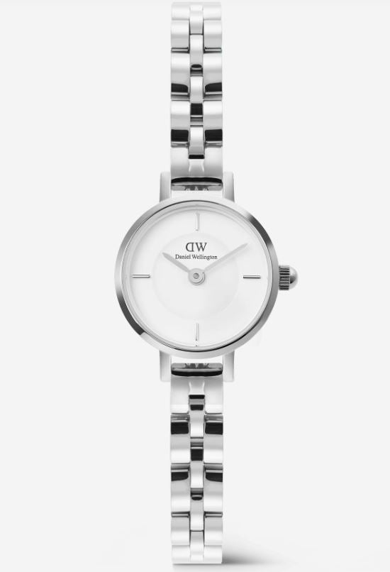 Daniel Wellington Petite Mini Arch 3-link White Silver DW00100853