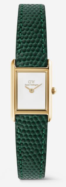 Daniel Wellington Bound Mini Green Lizard Gold