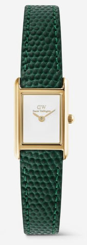 Daniel Wellington Bound Mini Green Lizard Gold