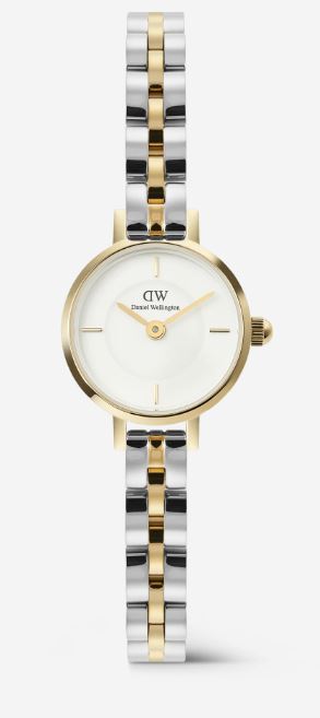 Daniel Wellington Petite Mini Arch 3-Link Two Tone Gold