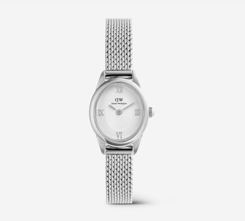 Daniel Wellington Ophelia Mini Mesh White Silver