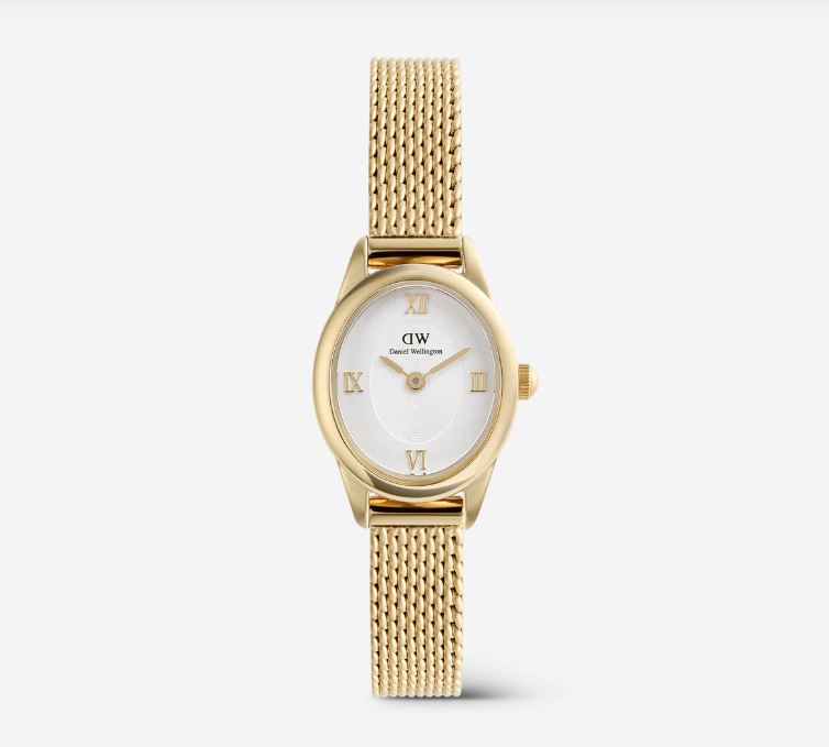 Daniel Wellington Ophelia Mini Mesh White Gold