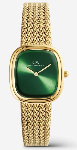 Daniel Wellington Margot Braided Mesh Emerald Gold