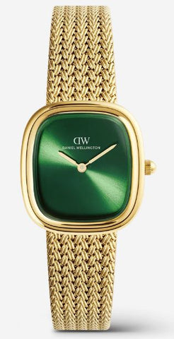 Daniel Wellington Margot Braided Mesh Emerald Gold