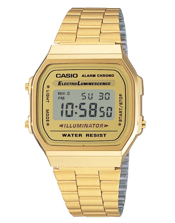 Casio Digital Watch A168WG-9
