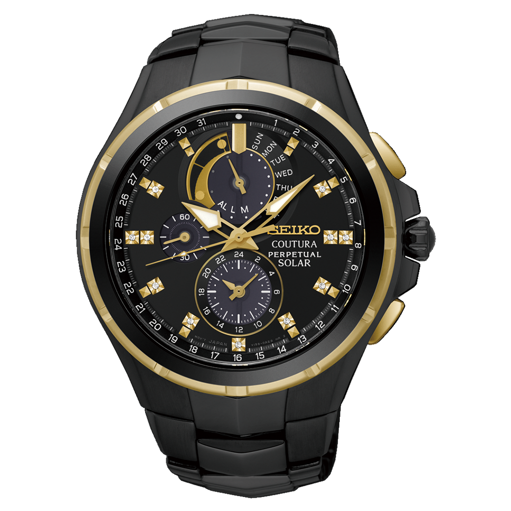 Seiko Coutura Chronograph Diamond Set Watch SSC573P