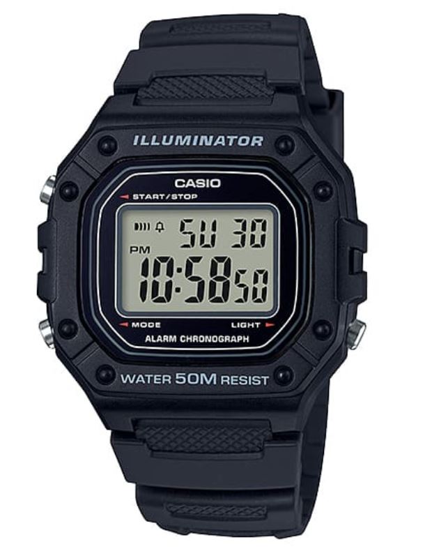 Casio Illuminator Digital Gents Watch W218H-1A