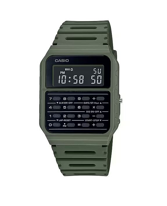 Casio Calculator Watch Green CA53WF-3B