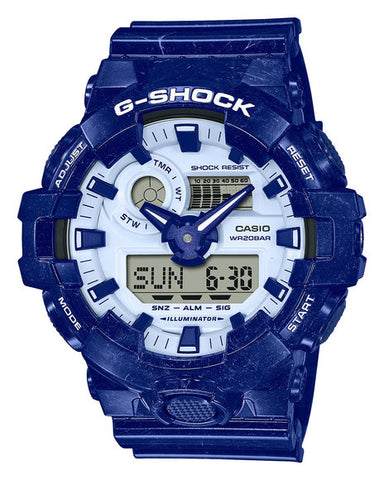 Casio G-Shock Duo Blue And White GA700BWP-2A