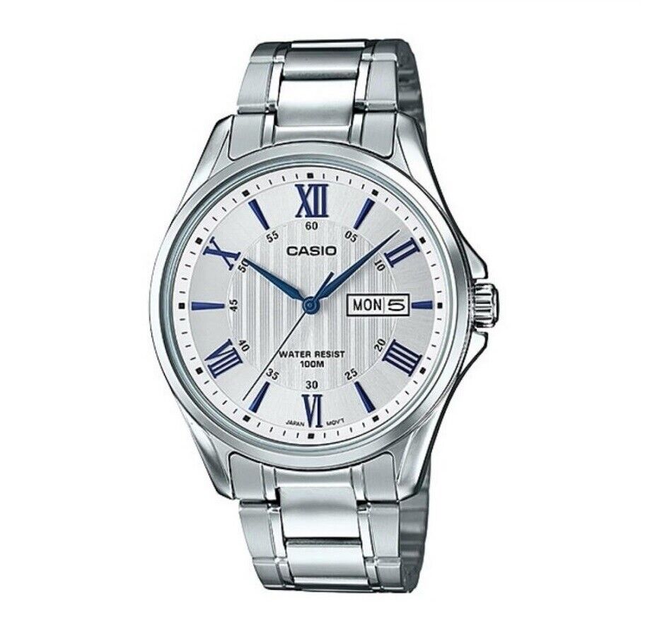 Casio Analogue Roman Numeral Watch MTP1384D-7A2