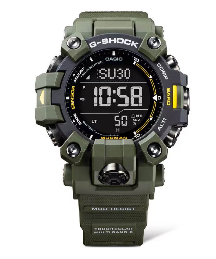 Casio G-Shock Digital Duplex Mudman Solar Watch GW9500-3D