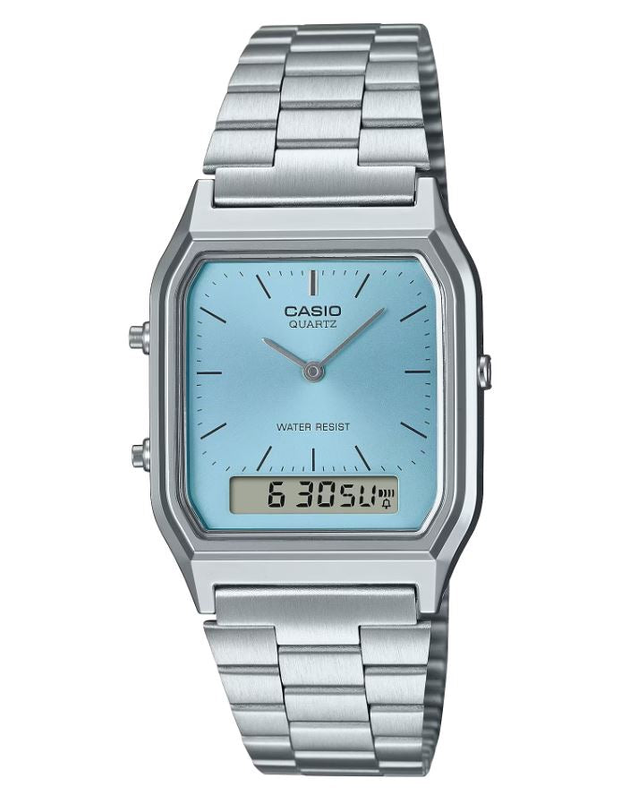 Casio Gents Duo Watch With Blue Face AQ230A-2A1