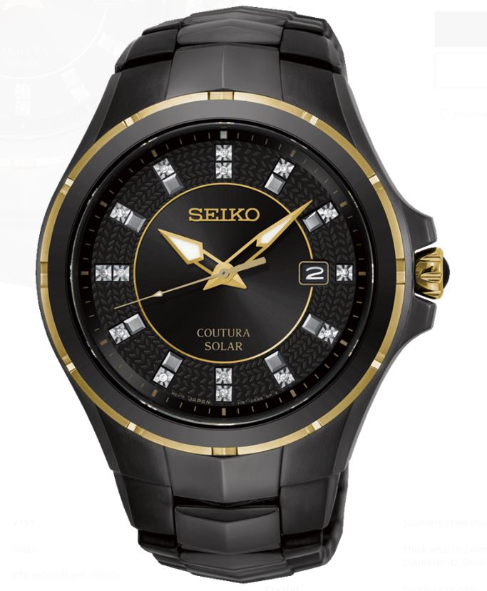 Seiko Coutura Mens Sports Watch SNE506P-9
