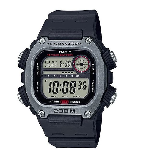 Casio Digital 10 YR Battery Gents Watch DW291H-1A