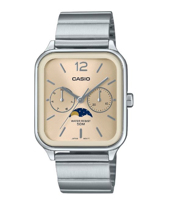 Casio Analogue Moon Phase Watch MTPM305D-9A