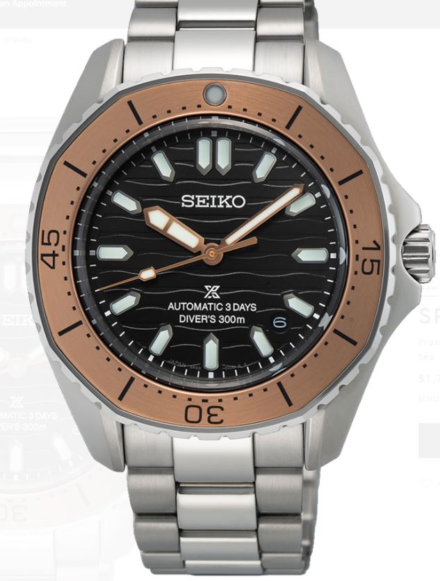 Seiko Prospex Mens Diver's Watch 300m SPB485J