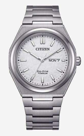 Citizen Zenshin Gents Eco-Drive Titanium Watch AW0130-85A