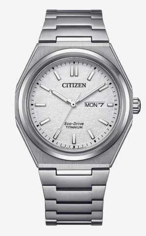 Citizen Zenshin Gents Eco-Drive Titanium Watch AW0130-85A