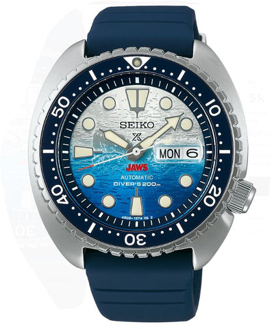 Seiko Prospex Mens Automatic Jaws 50th Anniversary LE Watch SRPL81K