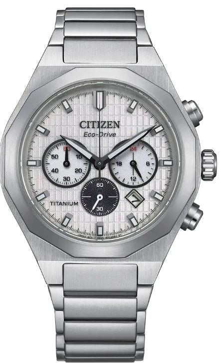 Citizen Zenshin Gents Eco-Drive Chronograph Watch CA4690-51A