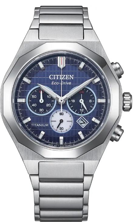Citizen Zenshin Gents Eco-Drive Chronograph Watch CA4691-59L