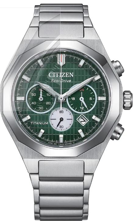 Citizen Zenshin Gents Eco-Drive Chronograph Watch CA4691-59X