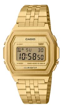 Casio Vintage Digital Watch Gold A1000G-9D