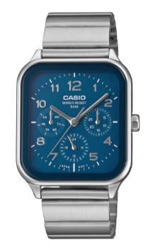 Casio Square Chronograph Watch MTPM306D-2AVDF
