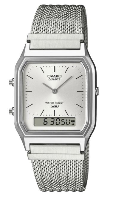 Casio Duo Watch With Mesh Band AQ230EM-7A