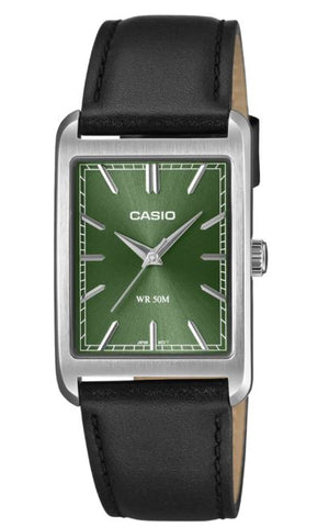 Casio Green Dial Analogue Watch MTPB215L-3A